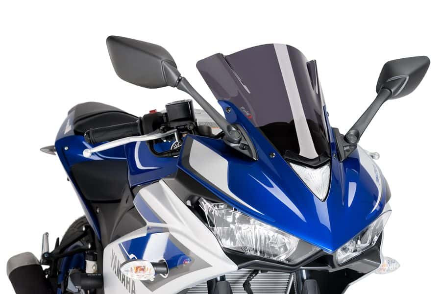 Windscreen PUIG RACING 7649F dark smoke