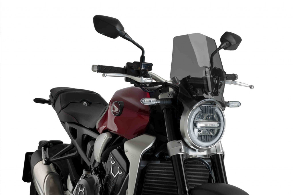 Windshield PUIG NEW GEN. SPORT 9748F dark smoke