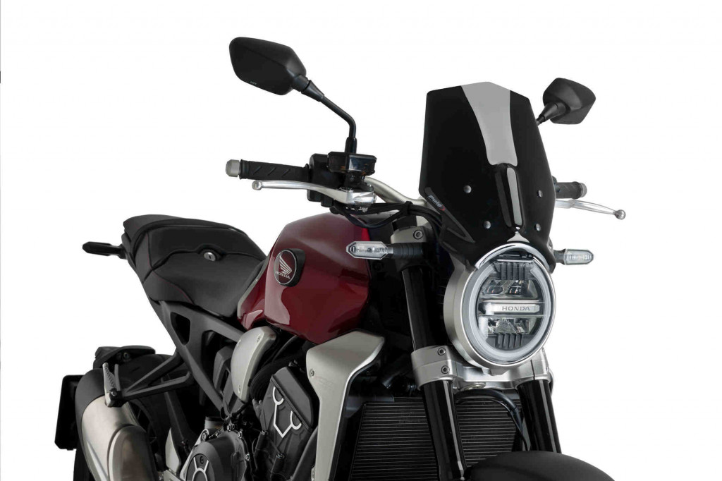 Windshield PUIG NEW GEN. SPORT 9748N Crni