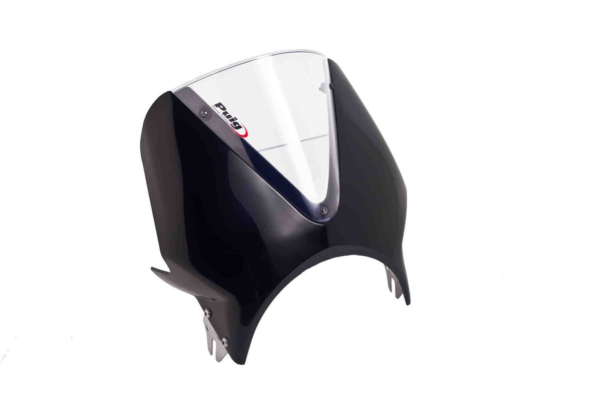 Windshield PUIG VISION 005NW black/transparent