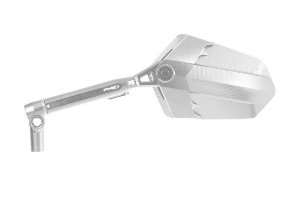 Uzvratni retrovizor PUIG Xplorer 014DN anodized aluminium / black left