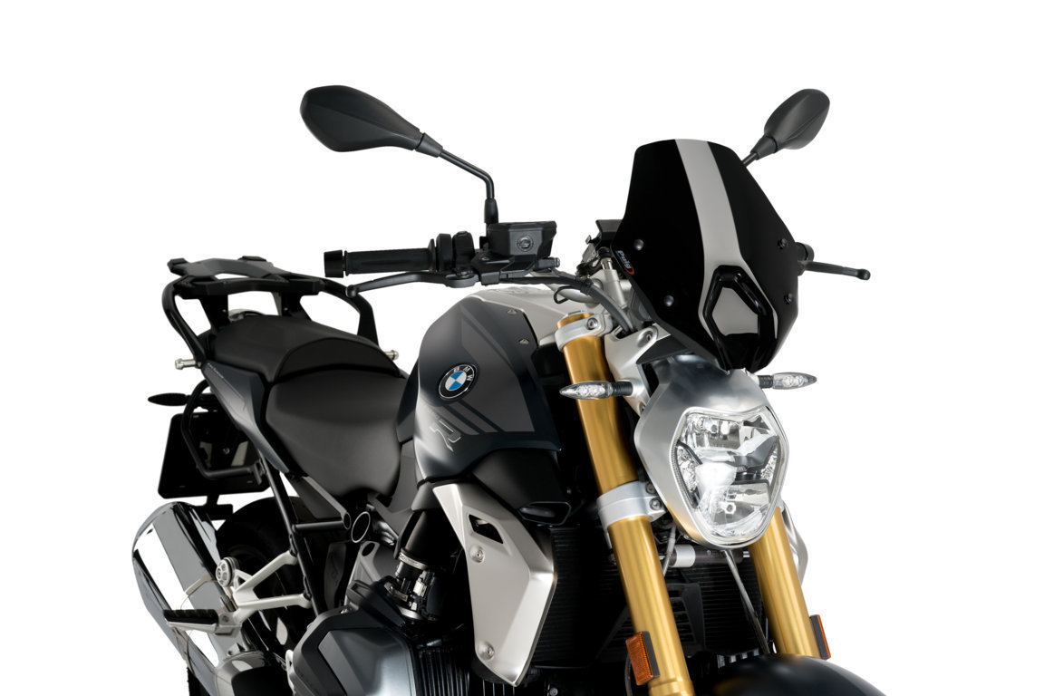 Windshield PUIG NEW GEN. SPORT 3623N Crni