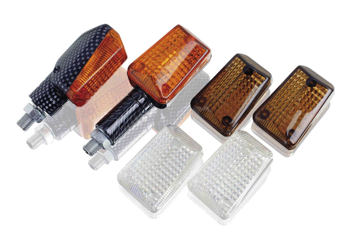 Turn signals PUIG MINI 4043C carbon look long, homologated