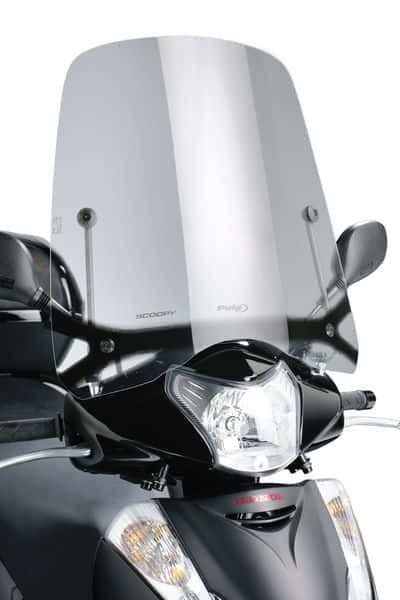Windshield PUIG T.S. 4400W transparent for HONDA SH 300 i 2007-2010
