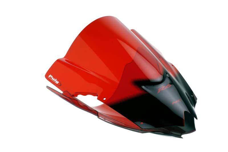 Windscreen PUIG RACING 4635R crven