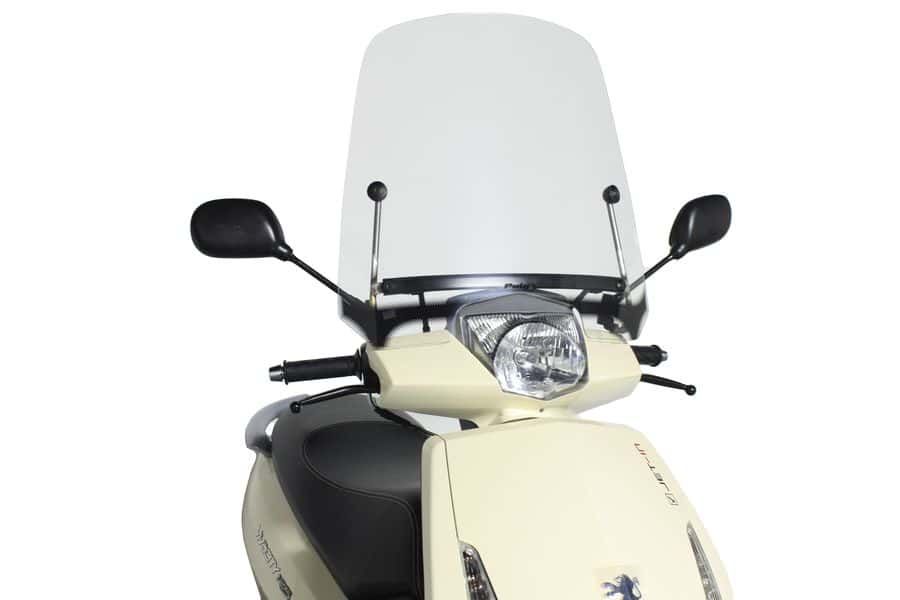 Windshield PUIG T.G. 4676W transparent for PEUGEOT Vivacity 50 2009-2017