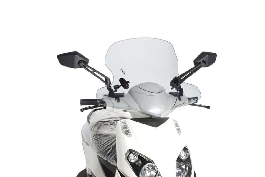 Windshield PUIG CITY TOURING 5270H smoke for APRILIA Sportcity One 125 2008-2012, APRILIA Sportcity One 50 2008-2012