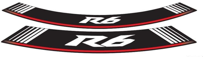Rim strip PUIG R6 5530P silver set of 8 rim strips