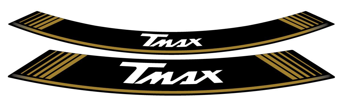 Rim strip PUIG T-MAX 5532O zlato set of 8 rim strips