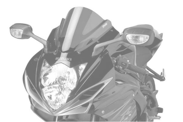 Windscreen PUIG RACING 5605F dark smoke