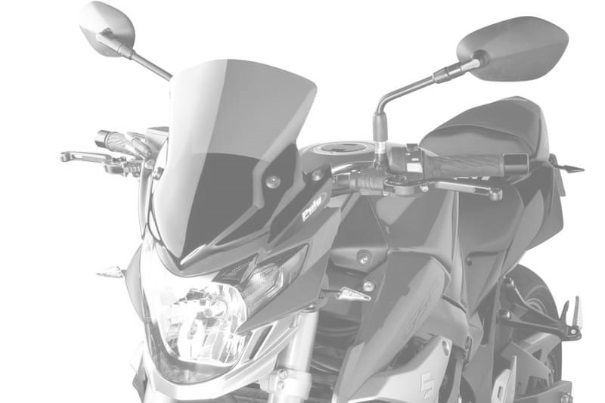 Windshield PUIG NEW GEN. SPORT 5646N Crni