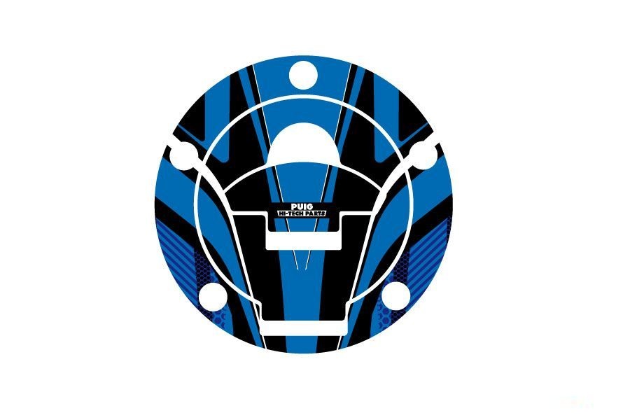 Fuel cap cover PUIG RADIKAL 6304A plavi