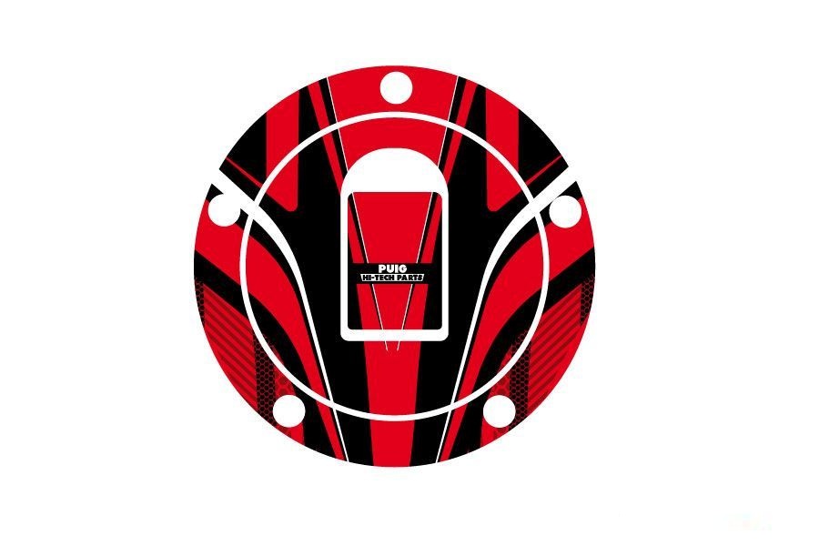Fuel cap cover PUIG RADIKAL 6310R crven
