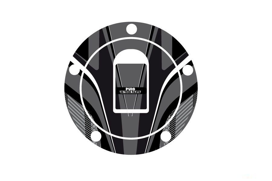 Fuel cap cover PUIG RADIKAL 6310U grey
