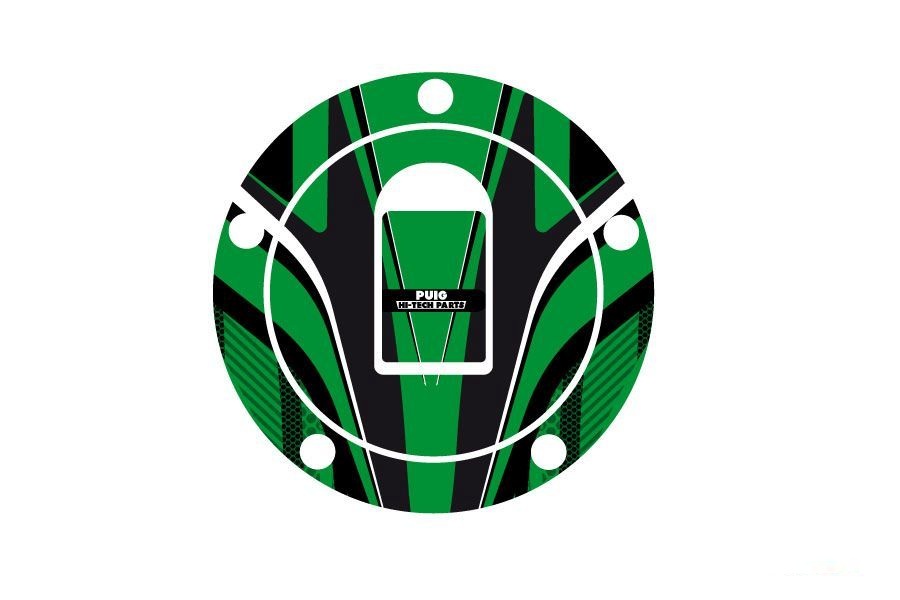 Fuel cap cover PUIG RADIKAL 6310V green