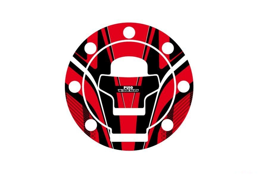 Fuel cap cover PUIG RADIKAL 6316R crven