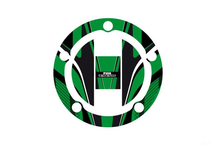 Fuel cap cover PUIG RADIKAL 6318V green