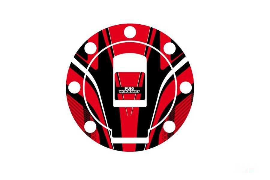 Fuel cap cover PUIG RADIKAL 6322R crven