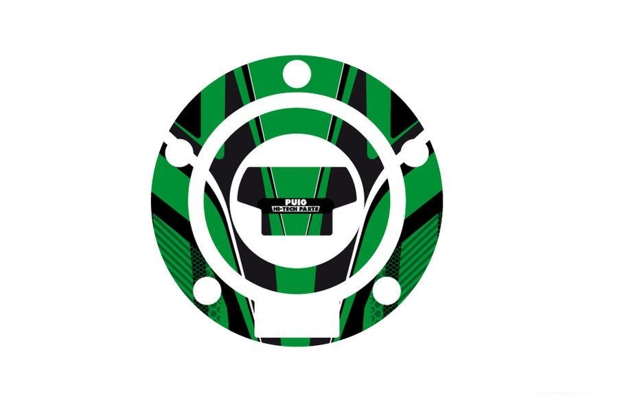 Fuel cap cover PUIG RADIKAL 6324V green