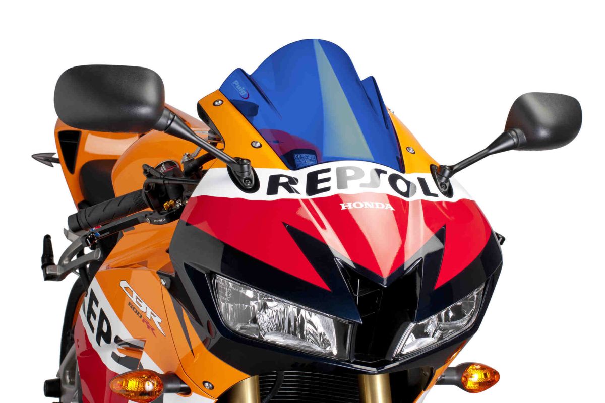 Windscreen PUIG RACING 6478A plavi