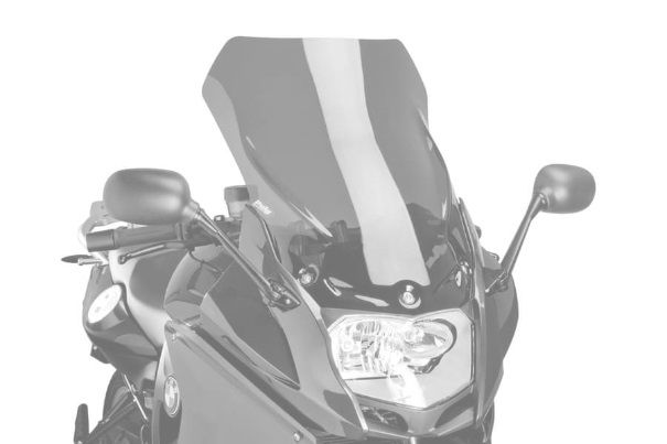 Windscreen PUIG TOURING 6485N Crni