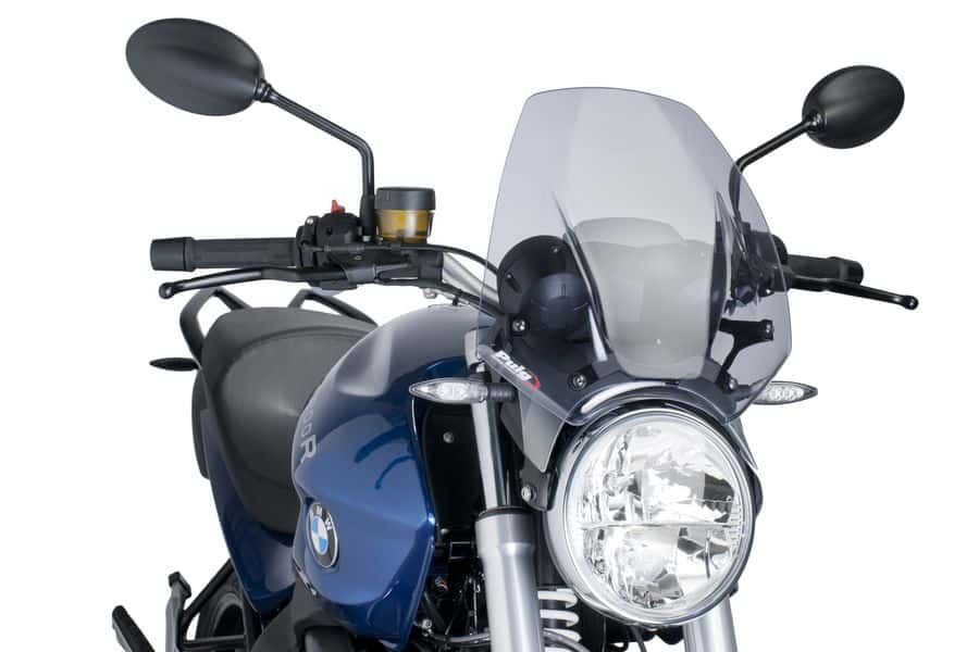 Windshield PUIG NEW GEN. SPORT 6488H smoke for BMW R 1200 R / RS 2007-2014