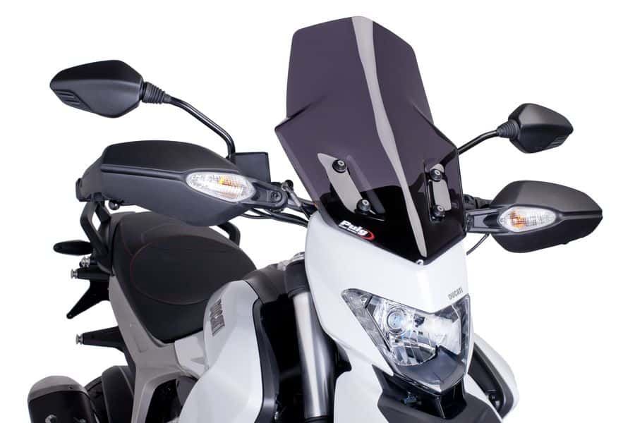 Windscreen PUIG TOURING 6492F dark smoke