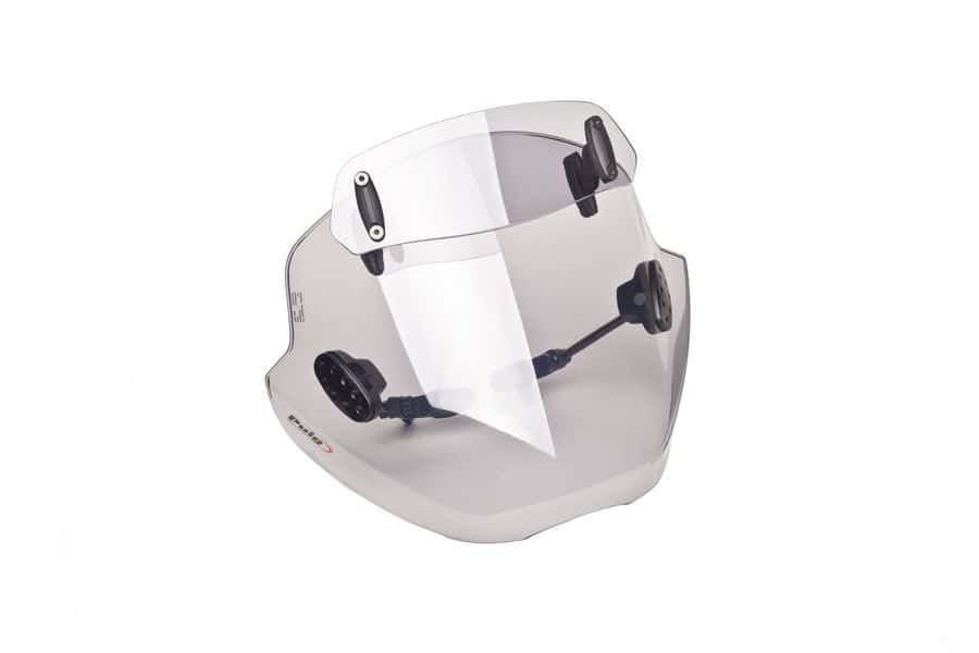 Windshield PUIG STREAM WITH VISOR 6858H smoke
