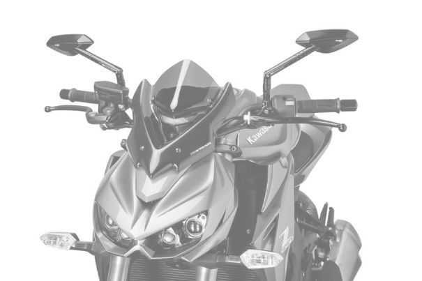 Windshield PUIG NEW. GEN SPORT 7011A plavi for KAWASAKI Z 1000 2014-2019