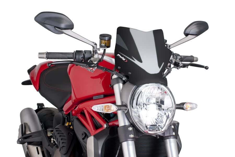 Windshield PUIG NEW. GEN SPORT 7013C carbon look