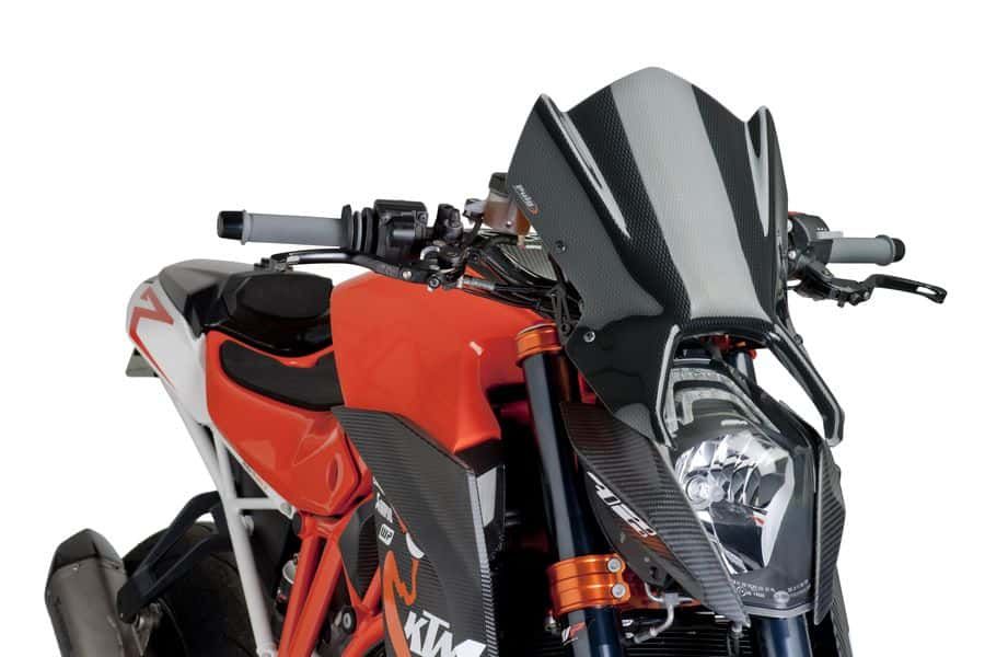 Windshield PUIG NEW GEN. SPORT 7014C carbon look