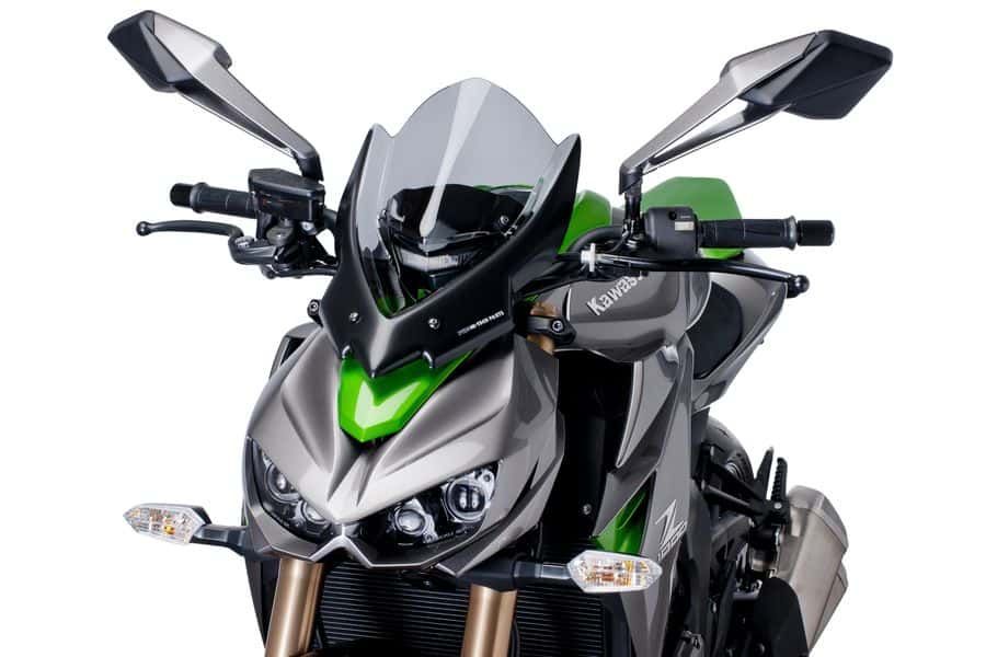Windshield PUIG NEW. GEN TOURING 7514H smoke for KAWASAKI Z 1000 2014-2019