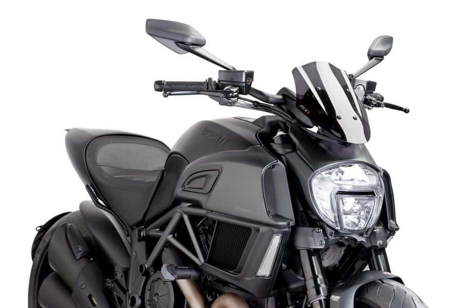 Windshield PUIG NEW GEN. SPORT 7592F dark smoke