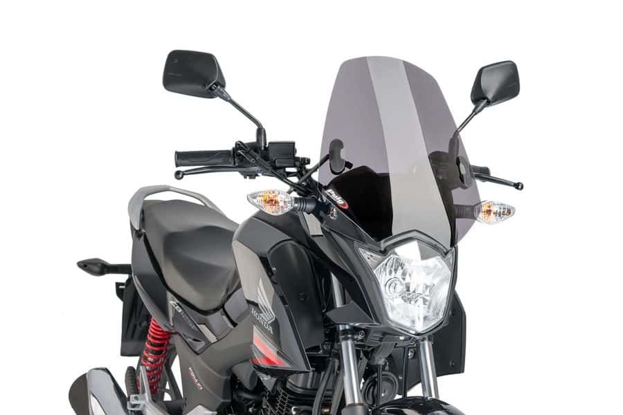 Windshield PUIG NEW GEN. SPORT 7726H smoke for HONDA CB 125 F / GLR 125 2015-2026