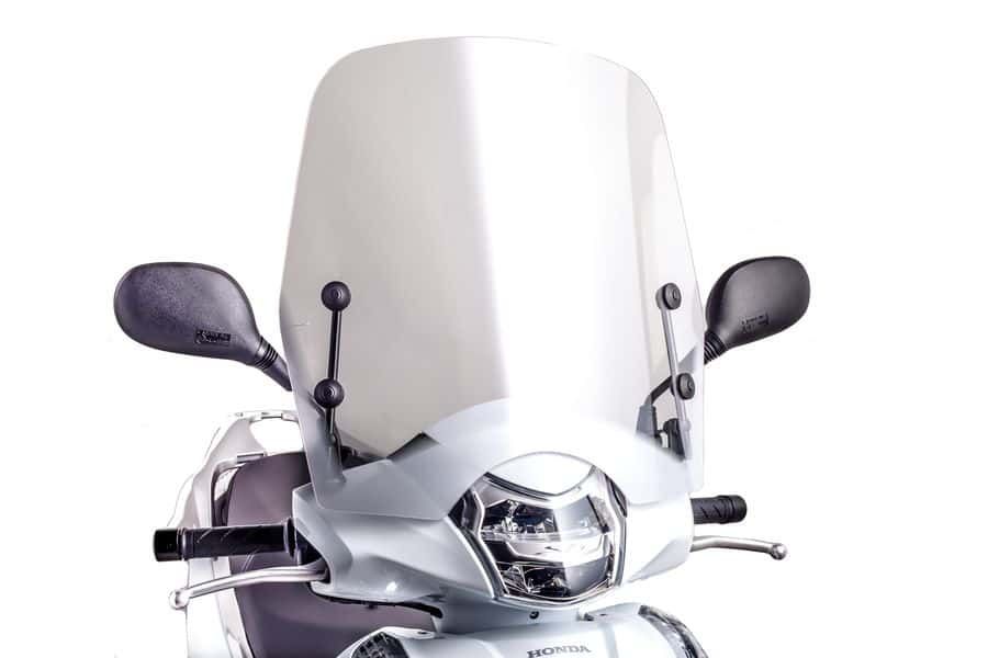Windshield PUIG T.S. 8136W transparent for HONDA SH 300 i 2015-2019