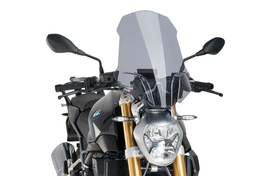 Windshield PUIG NEW. GEN TOURING 8165H smoke for BMW R 1200 R / RS 2015-2018