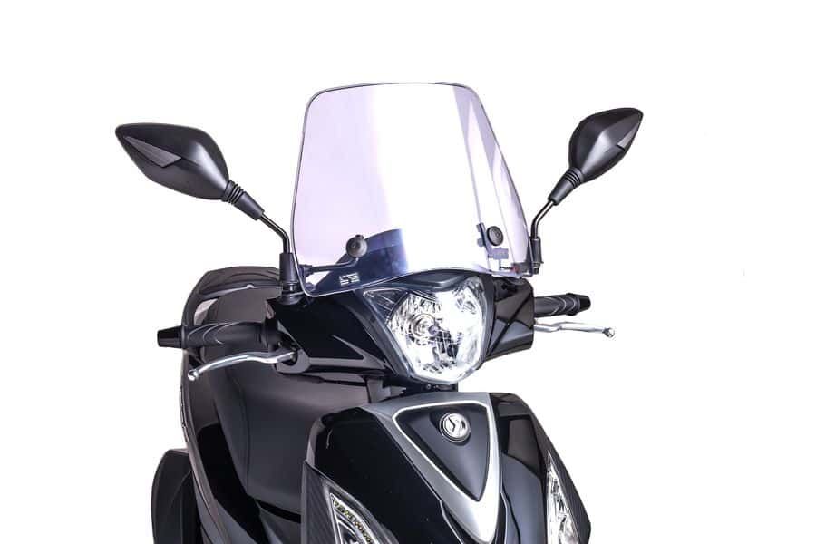 Windshield PUIG TRAFIC 8179W transparent for SYM Symphony 125 2015-2018