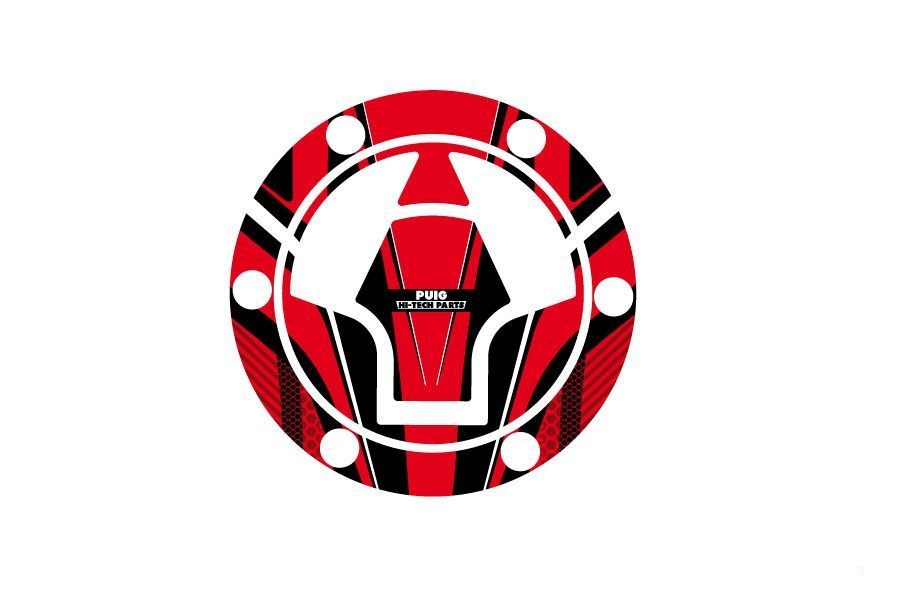 Fuel cap cover PUIG RADIKAL 8269R crven