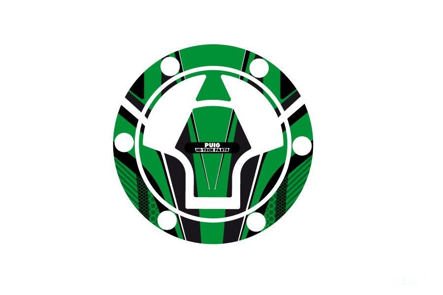 Fuel cap cover PUIG RADIKAL 8269V green