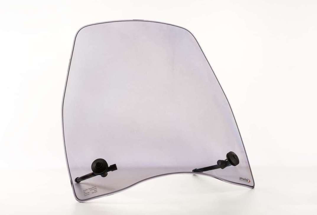 Windshield PUIG URBAN 8458H smoke for KYMCO Agility 125 (R12) 2005-2026, KYMCO Agility 50 4T (R12) 2005-2017