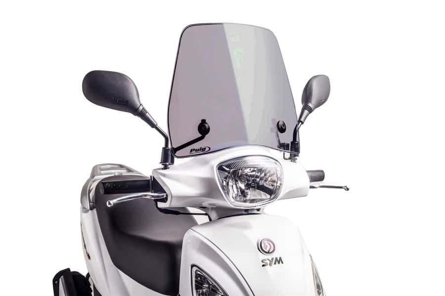 Windshield PUIG URBAN 8477H smoke for SYM Symphony ST 125 2009-2011