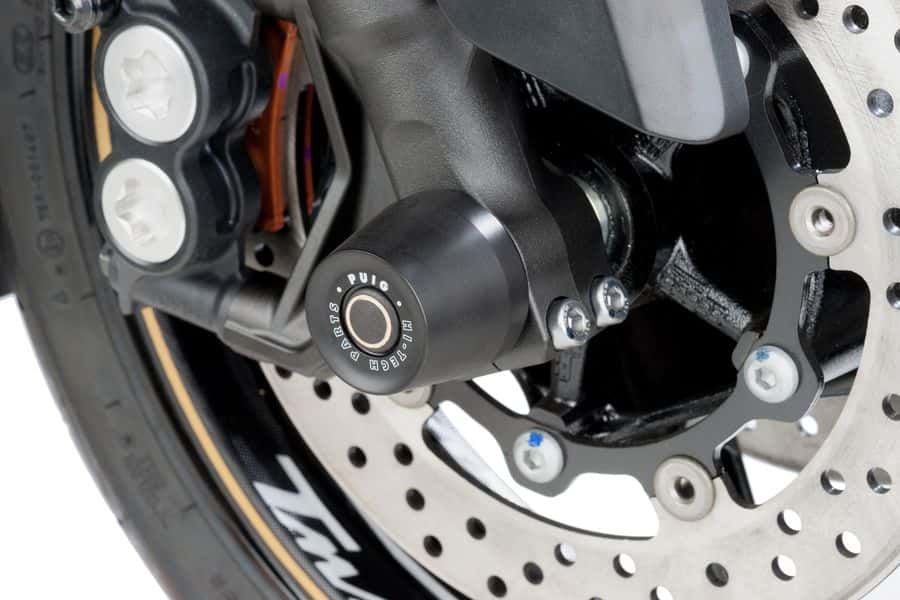 Axle sliders PUIG 8697N Crni color caps included