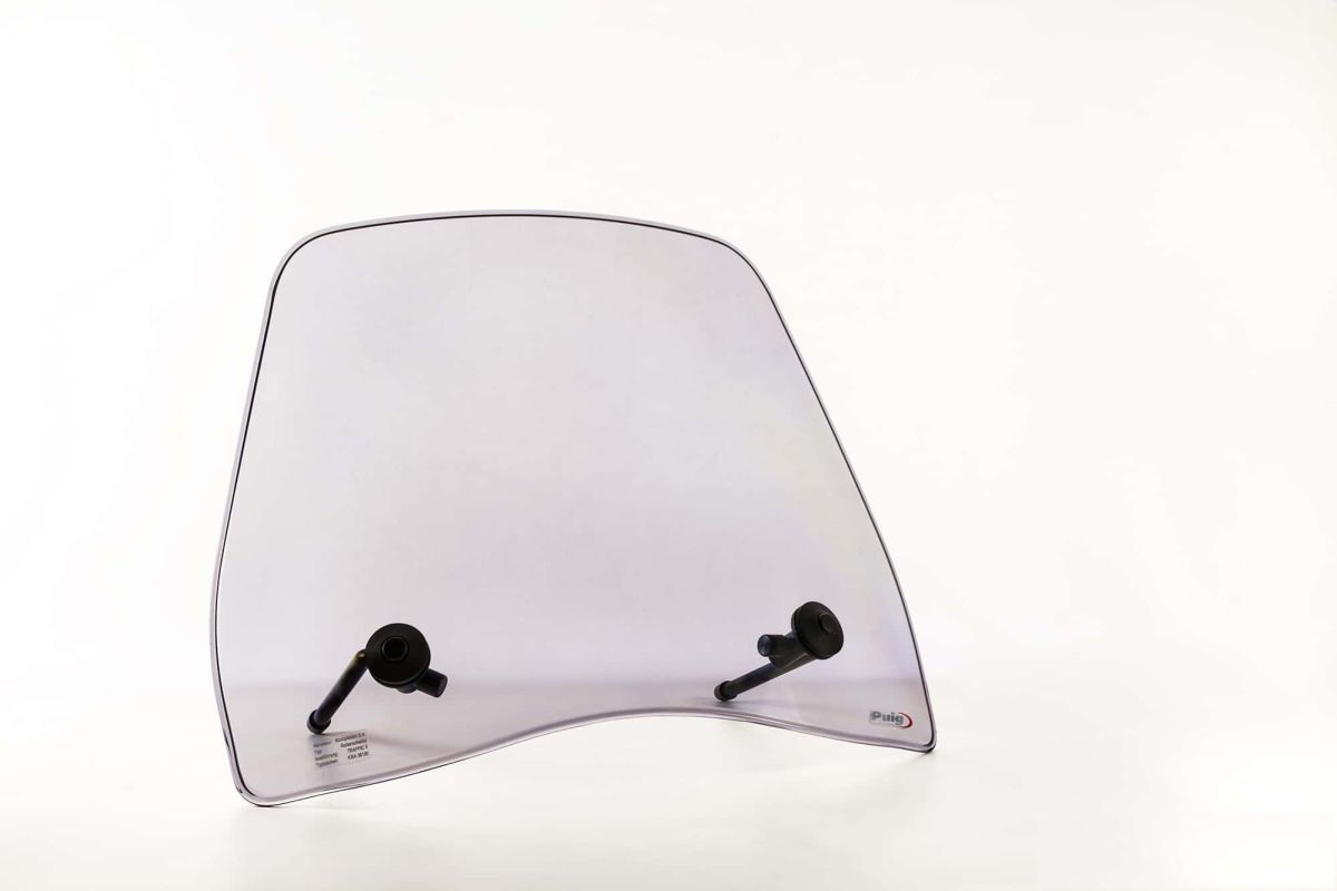 Windshield PUIG TRAFIC 9216H smoke for PEUGEOT Django 125 2016-2025