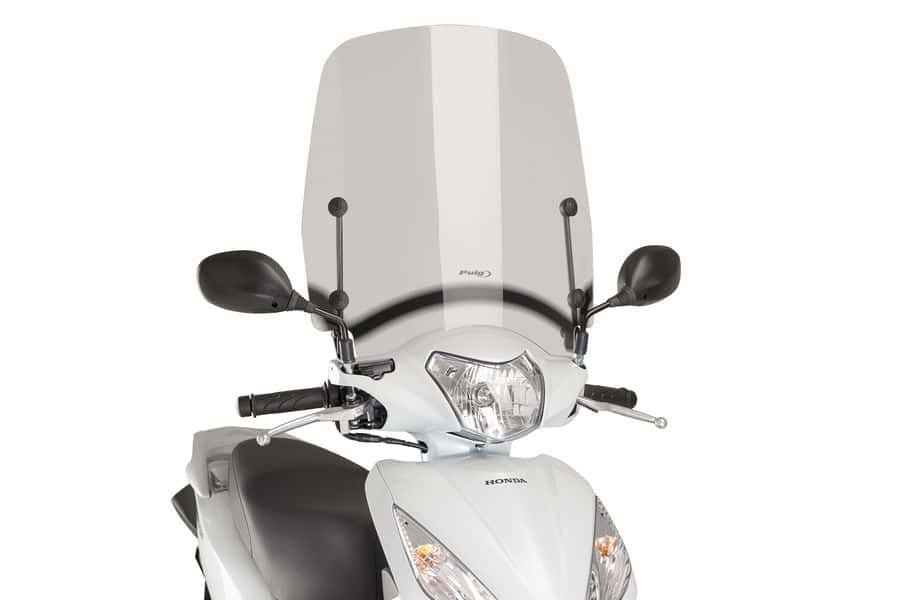 Windshield PUIG T.S. 9342W transparent for HONDA NSC 110 Vision 2017-2025