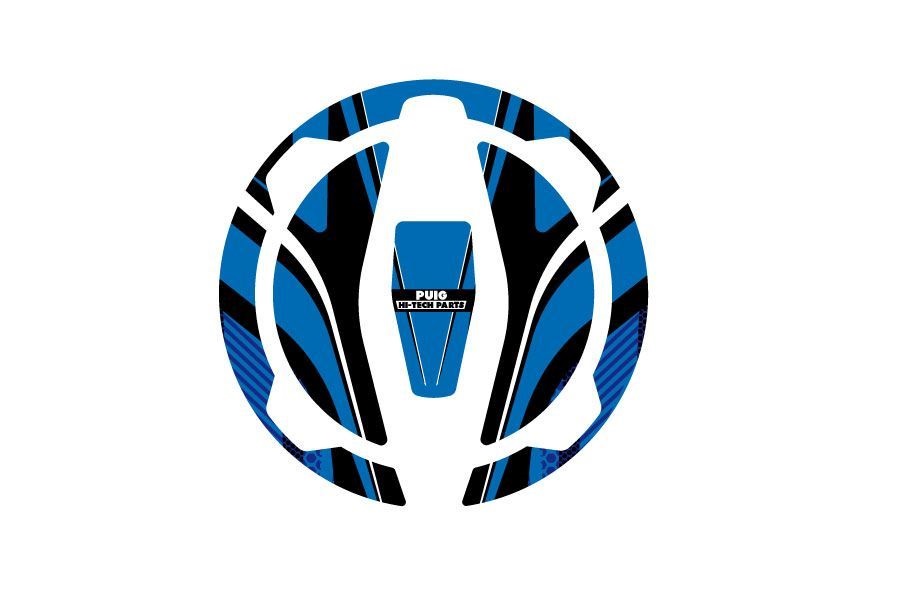 Fuel cap cover PUIG RADIKAL 9362A plavi