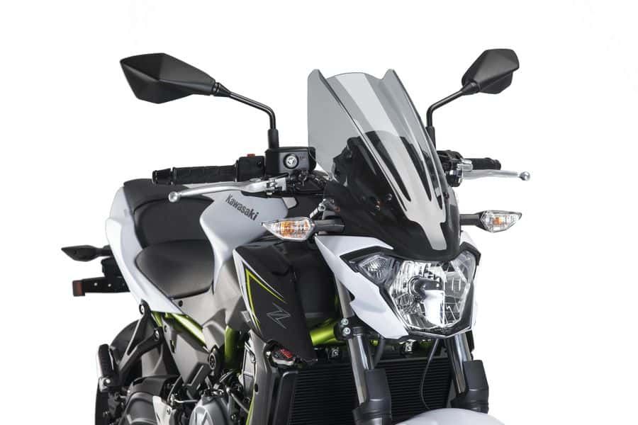 Windshield PUIG NEW. GEN TOURING 9369H smoke for KAWASAKI Z 650 2017-2019