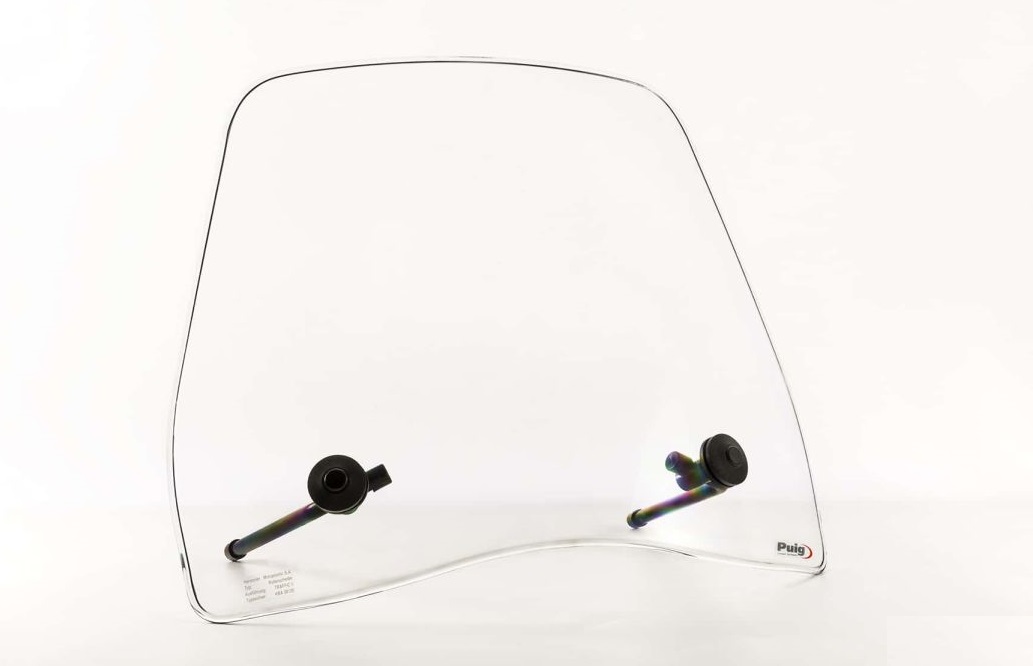 Windshield PUIG TRAFIC 9384W transparent for HONDA SH 125 2017-2019