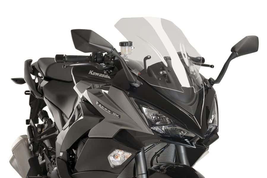 Windscreen PUIG RACING 9408W transparent