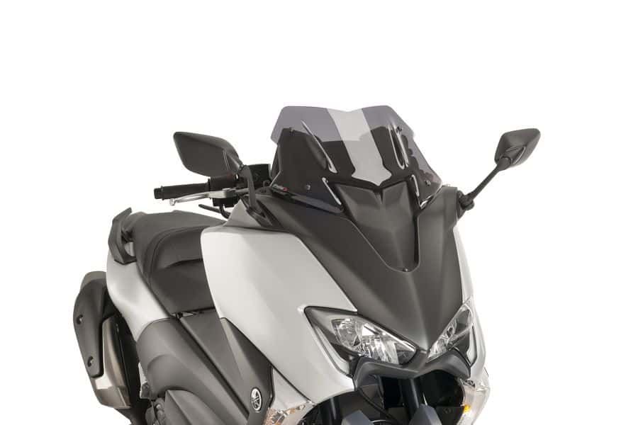 Windshield PUIG V-TECH LINE SPORT 9423H smoke for YAMAHA XP 530 T-MAX 2017-2019, YAMAHA XP 560 T-MAX 2020-2021