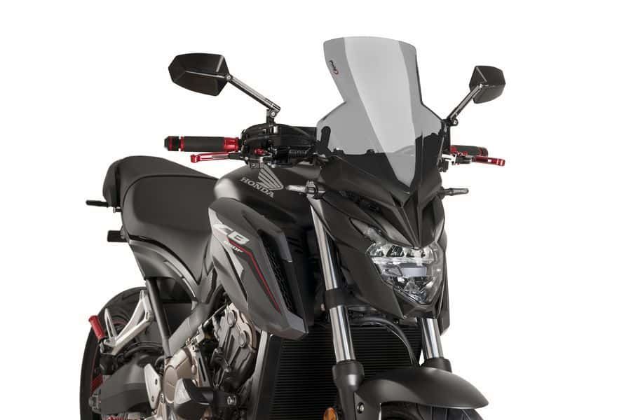 Windshield PUIG NEW GEN. SPORT 9687F dark smoke